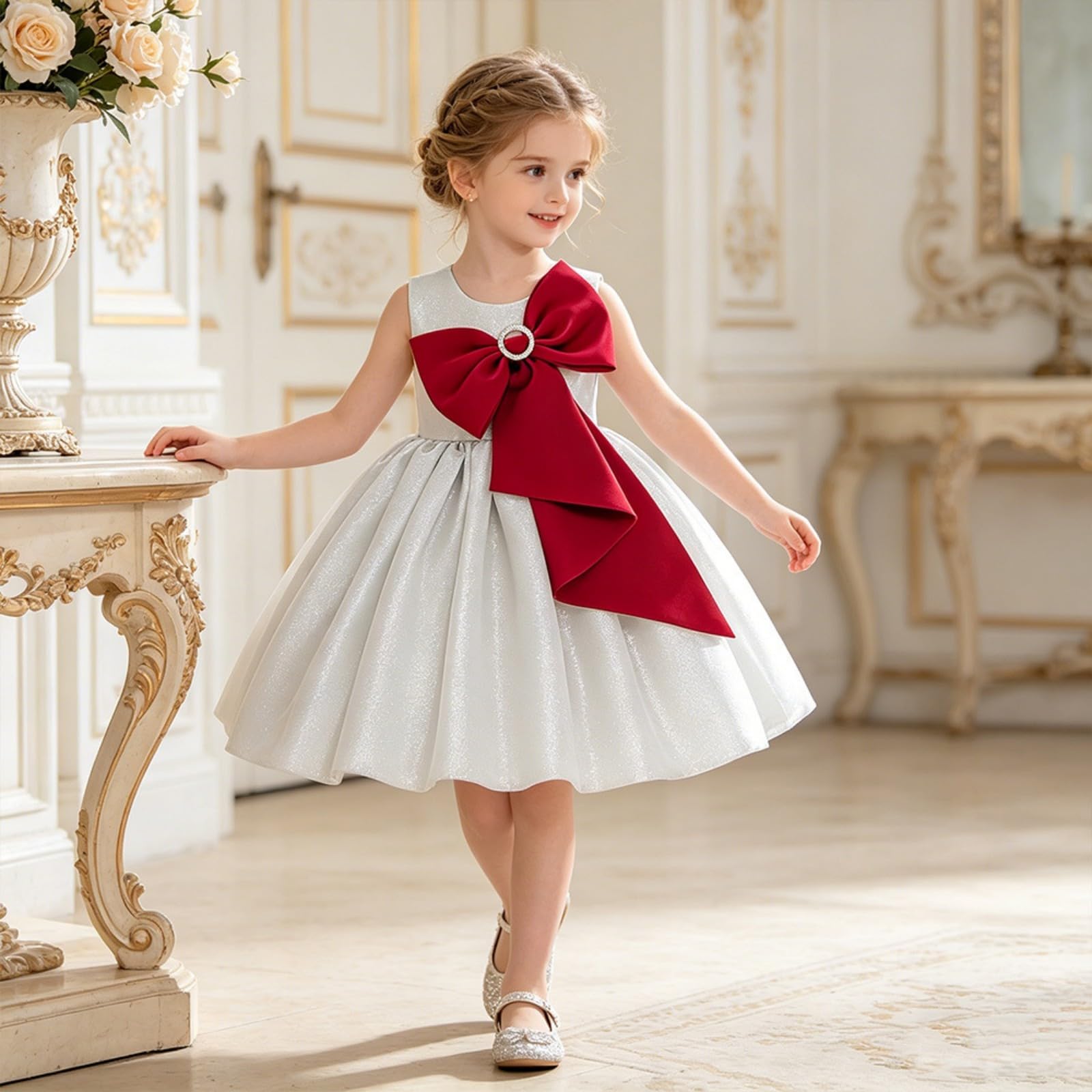 Vestidos para Nia Vestido de Princesa Festivo Tut Infantil Fiesta Cumpleaos Boda Veranovestidos niaTranspirable y cmodo