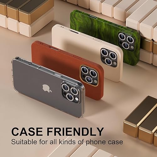 Miniatura 125 de Misea [3+1] Protector de lente de cámara para iPhone 14 Pro/iPhone 14 Pro Max, protector de pantalla de vidrio templado 9H, protector de pantalla