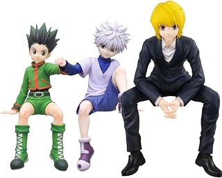 Killua Figures Gon Freecss Kurapika Anime Figure Statues Killua Zaoldyeck Anime Action Figurine Ornaments for Fans