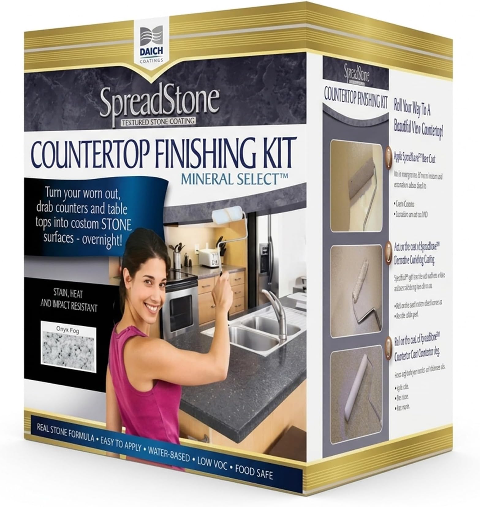 SpreadStone Mineral Select Countertop Finishing Kit (Onyx Fog)