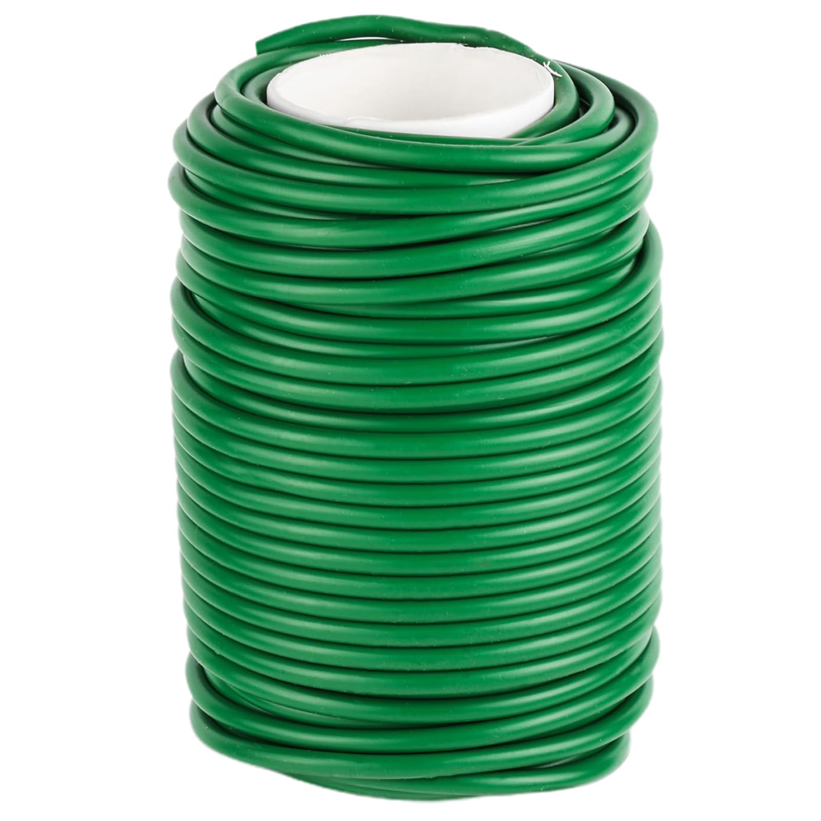 CUSROS 20m 3.5mm Flexible Garden Plant Ties, Soft Plant Wire Ties, Plant Fixing Ties Wire, Plant Twist Tie, Coated Plant Support Ties, Bendy Tree Ties for Climbing Plants, Shrubs Green