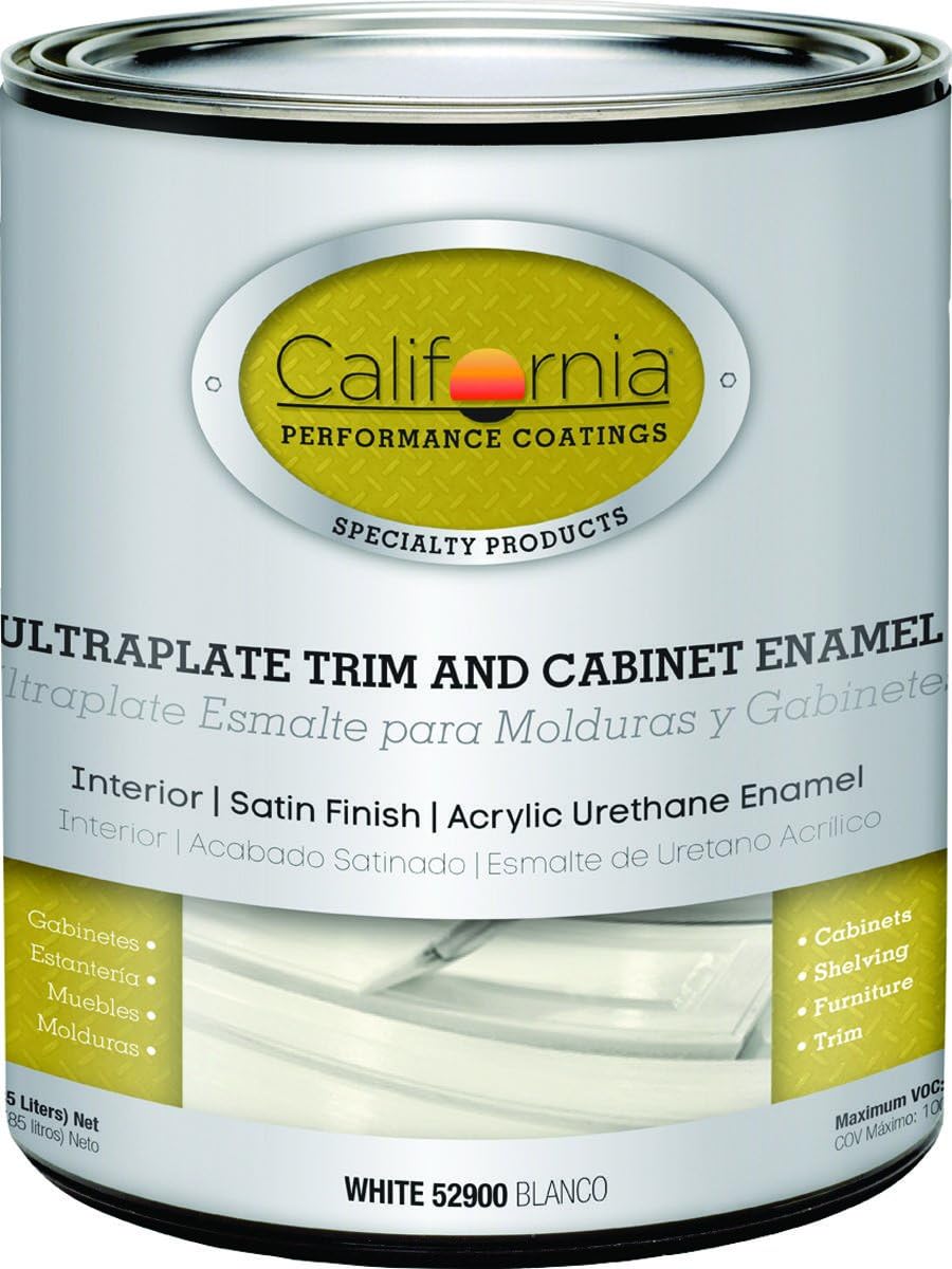 California Paints 52911-4 Ultraplate Trim and Cabinet Paint, 1 Quart