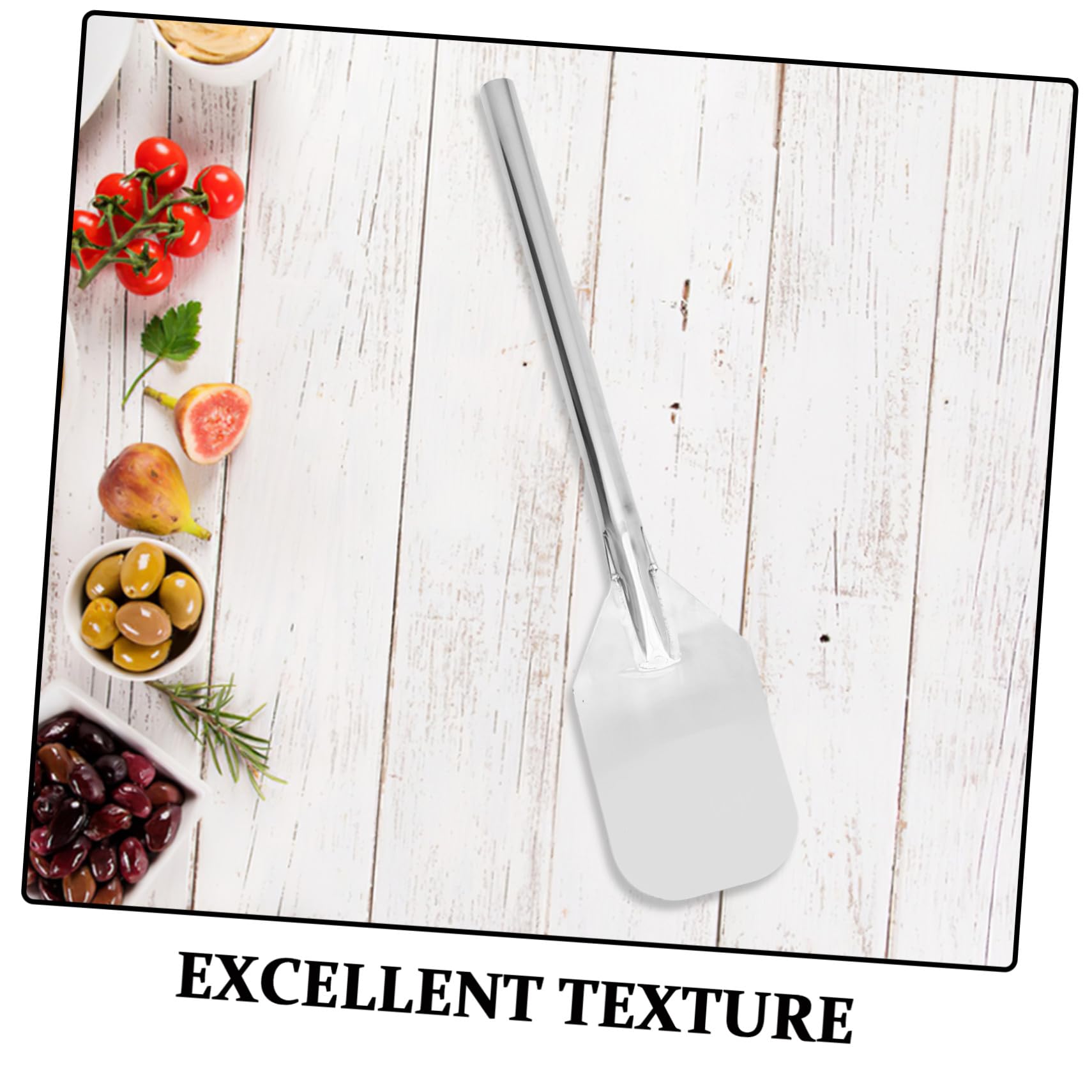 Paleta para Elaborar Cerveza y Cocinar en Ollas Grandes Mezcladora de Acero Inoxidable 24 Pulgadas Mango Largo, Espátula Perforada Resistente Corrosión Utensilio Profesional
