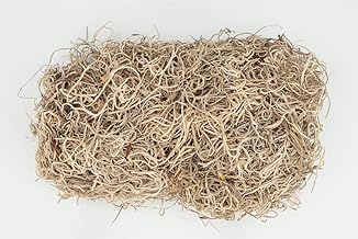 NaDeco Tillandsia Moss Natural 250 g Jungle Moss Decorative Moss Craft Moss Decorative Moss Louisian Moss Spanish Moss Craft Moss for Crafts Florist Moss