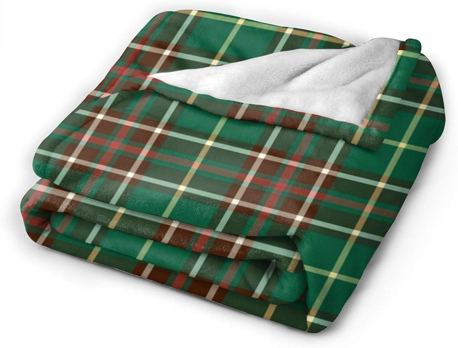 Province of Newfoundland Tartan Throw Blanket, Ultra Soft Flannel Blanket Warm Bed Blanket Fit Sofa and Couch