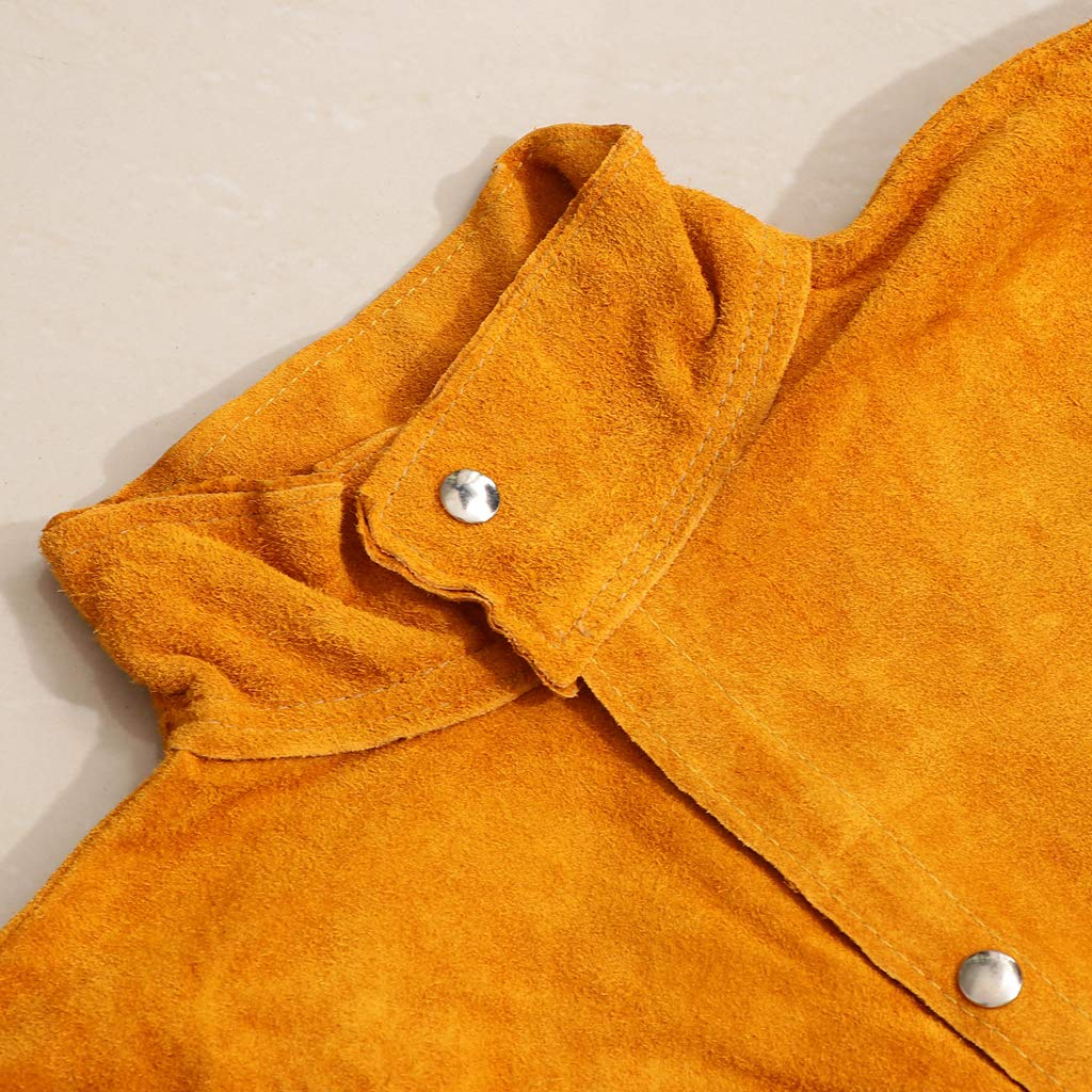Veste de soudeur pour soudeur - Vêtement de protection - Résistant aux flammes - L