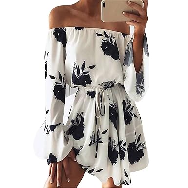 black off the shoulder beach dress