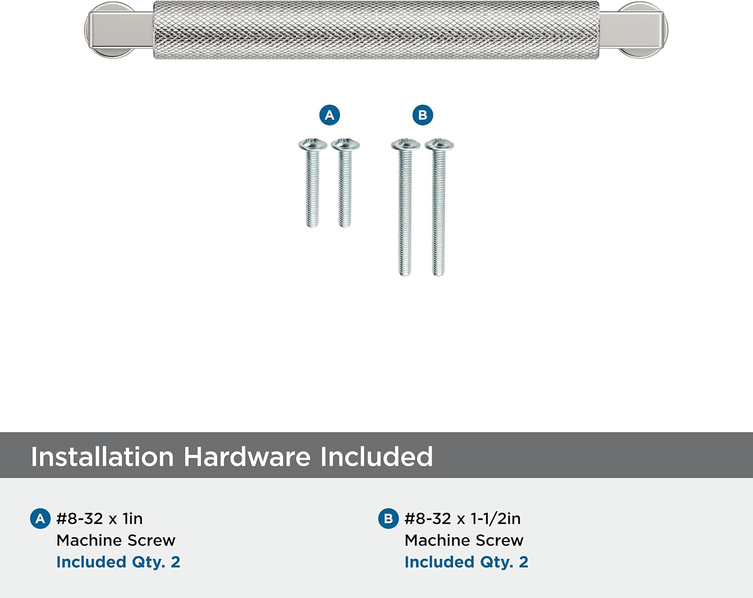 Amerock Balata 5-1/16 inch (128mm) Center-to-Center Polished Nickel Cabinet Pull, BP37624PN