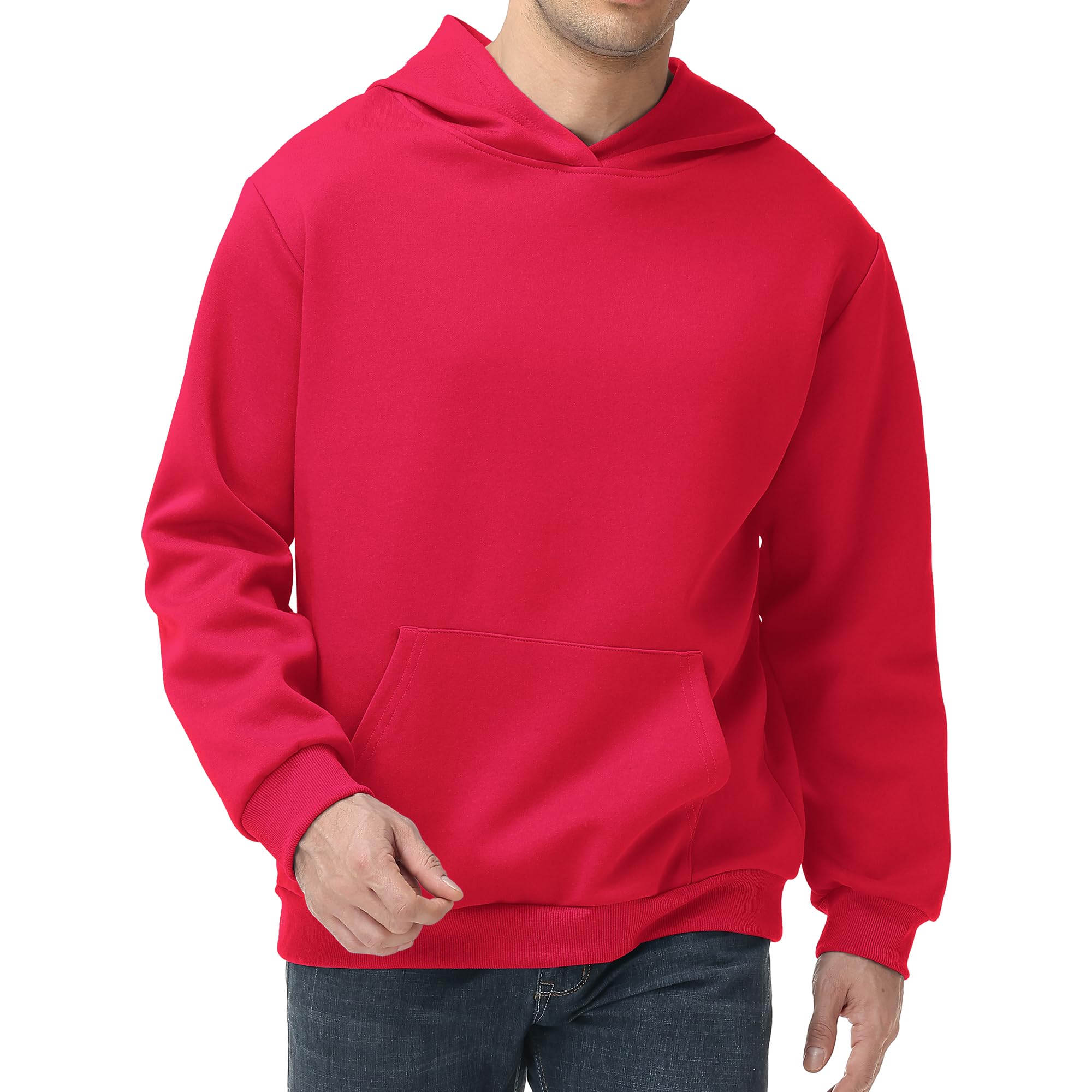 PepyPepy Hoodie Herren Baumwolle – Weicher Kapuzenpullover Ohne Logo, Atmungsaktives Sweatshirt Herren für Alltag & Freizeit