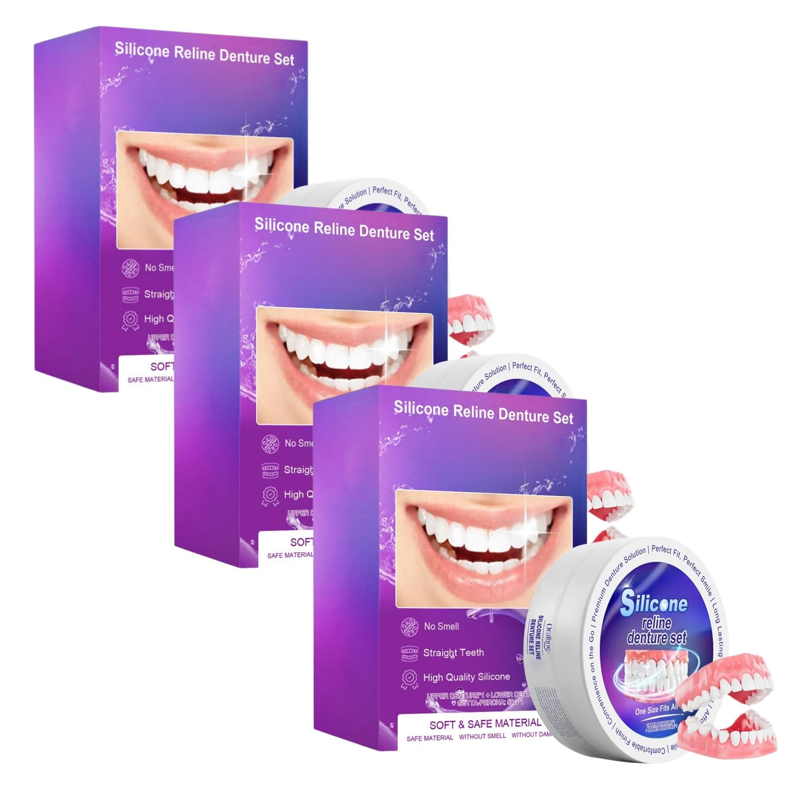 Dentadura Silicona, 2026 Nueva Prótesis Dental Silicona