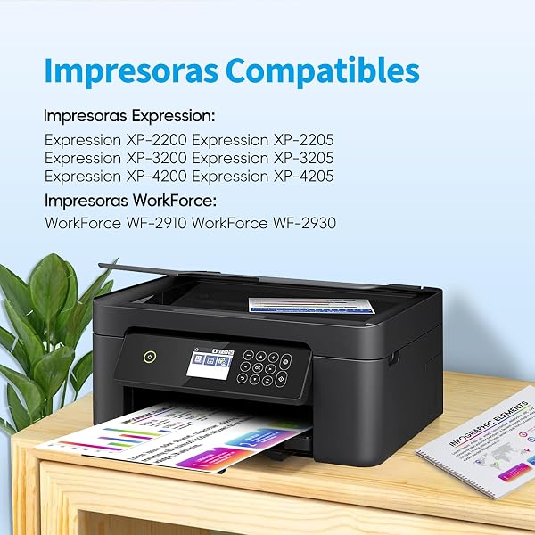 Cartuchos de impresora 604XL compatibles con Epson 604XL Cartuchos de tinta Multipack para Expression Home XP-3200 XP-2200 XP-4200 XP-2205 XP-3205 XP-4205 Workforce WF-2910 WF-2930 WF-2935 2950 - 4