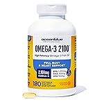 Oceanblue Professional Omega-3 2100 - 180 ct - Triple Strength Burpless Fish Oil Supplement with High-Potency EPA, DHA, DPA - Wild-Caught - Orange Flavor (90 Servings)