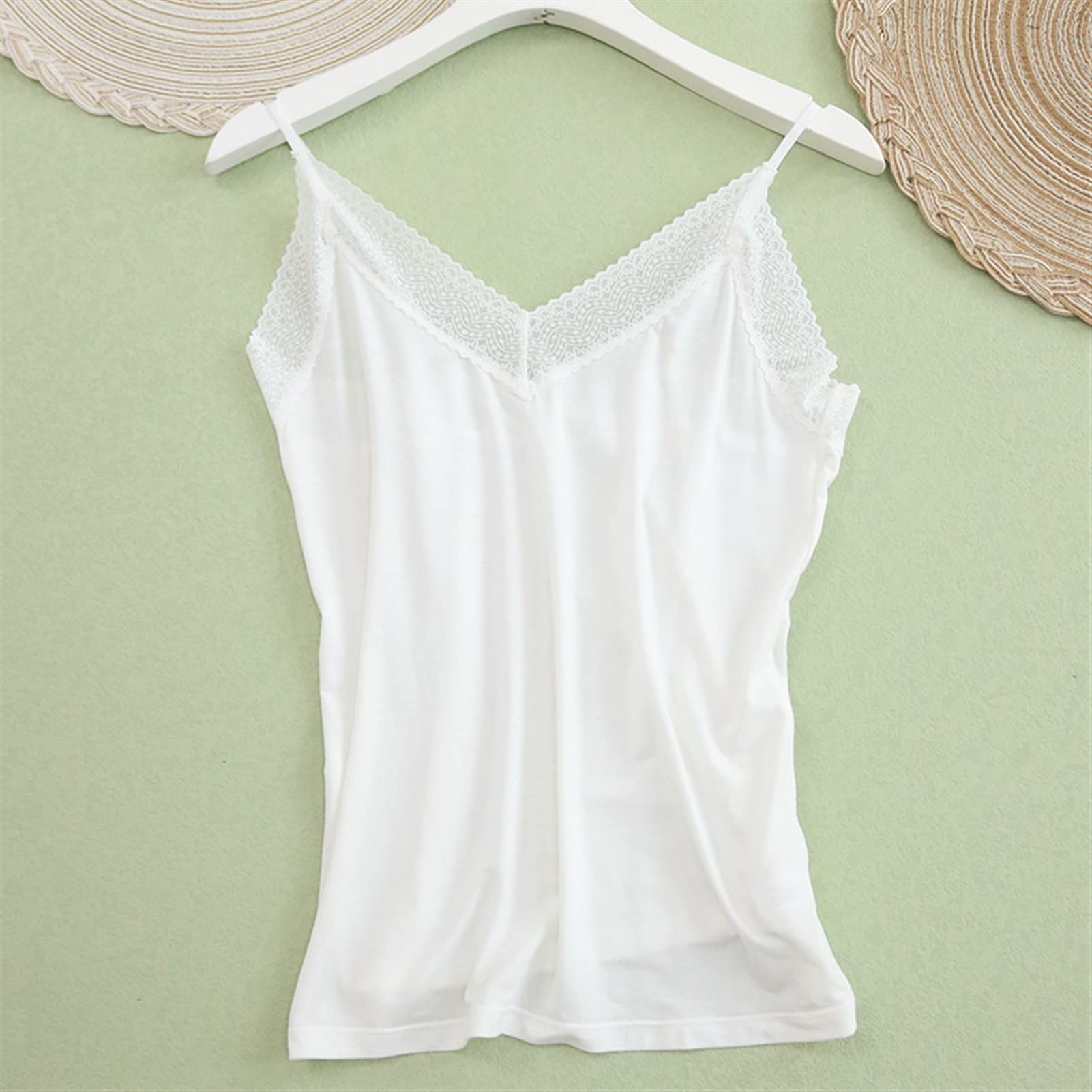 Amazon.com: ANMUR Spring Summer Silk Cami Underwear for Women Lace