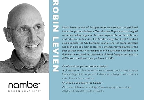 Miniatura 4 de nambe Skye Collection - Juego de crema  Juego de 3 piezas  Azucarero de porcelana con tapa y jarra de crema con bandeja de madera de acacia  Blanco