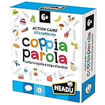 HEADU – Coppia Parola – Un gioco Di Lettura Rapida e Colpo D’Occhio | Giochi Educativi 5 6 7 8 Anni, Giochi Da Tavolo Bambini, Giochi Di Parole, Regalo Bambino 6 Anni, Regalo Bambina 7 Anni