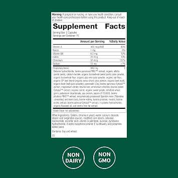 Standard Process Diaplex, Pancreas & Gallbladder Support, 150 Capsules