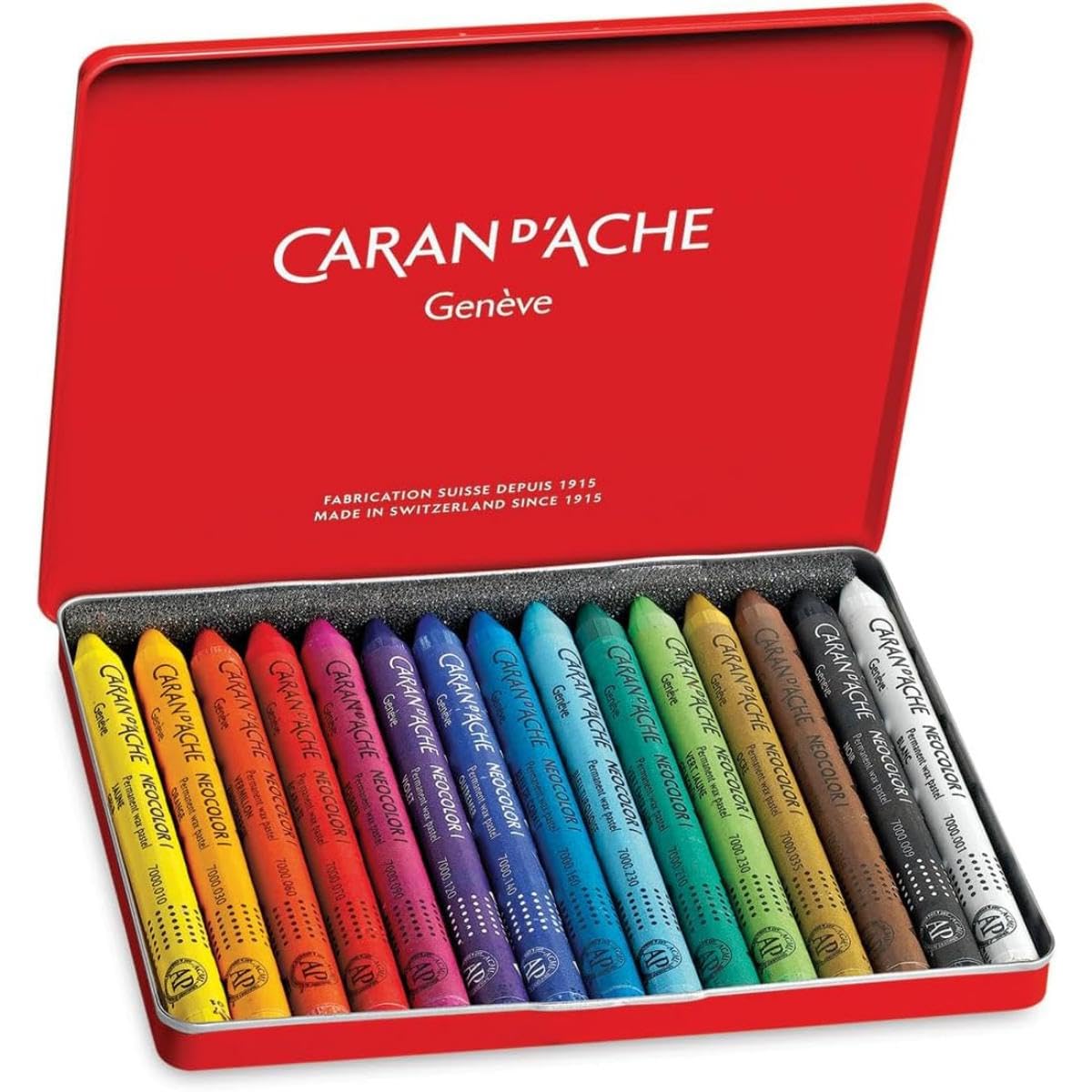 Amazon.com: Neocolor I Water-Resistant Wax Pastels, 15 Colors