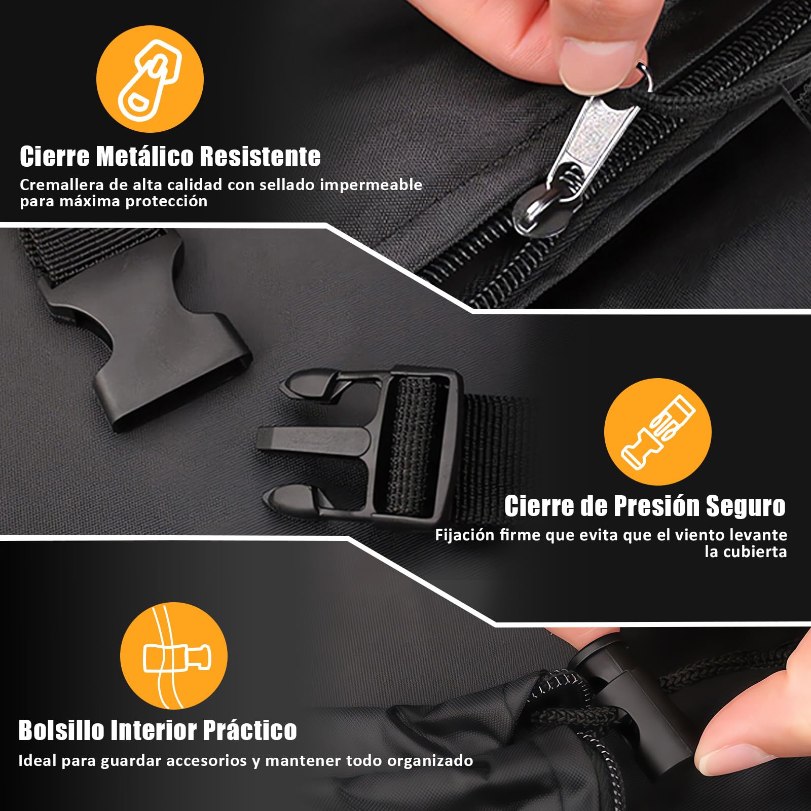 Hollywood - Funda protectora para columpio de 3 a 4 plazas, impermeable, resistente al viento, al invierno, resistente al desgarro, Oxford 600D, para columpio de jardín, muebles de jardín