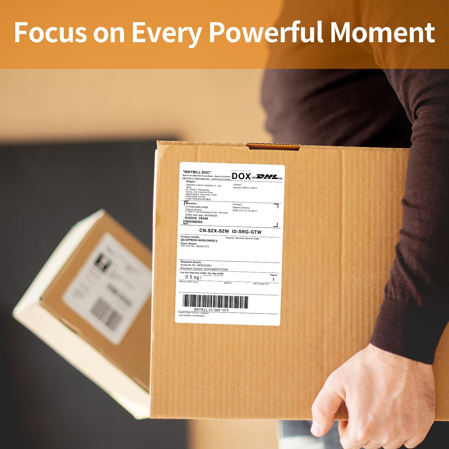 Methdic 4x6 Direct Thermal Shipping Labels for UPS USPS 2000 Labels(8 Rolls)