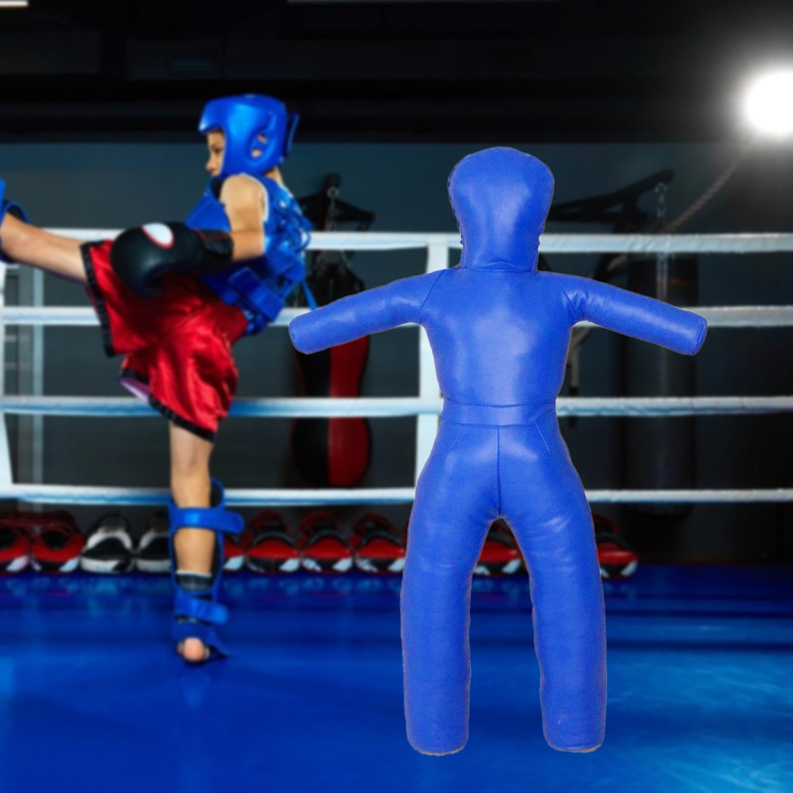 perfk Manichino da Wrestling Non Riempito, Attrezzo per L'allenamento di Grappling, Attrezzo per Lo Sparring, Manichino da Boxe, Sacco da Boxe per