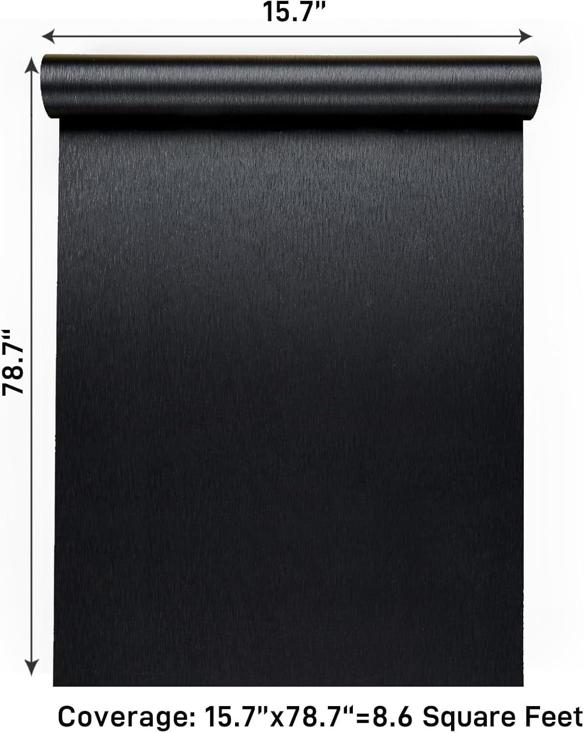 VaryPaper Black Metallic Contact Paper Dimensions