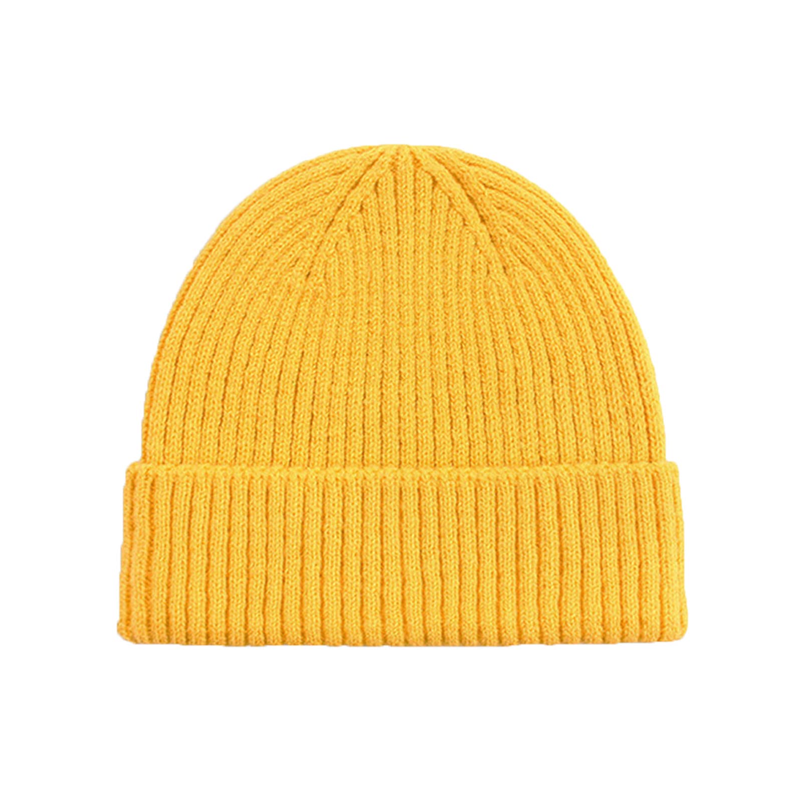 Tapper Hat Hot Soft Yarn Custom Plain Cuff Knit Winter Hat Large Winter Hats for Men