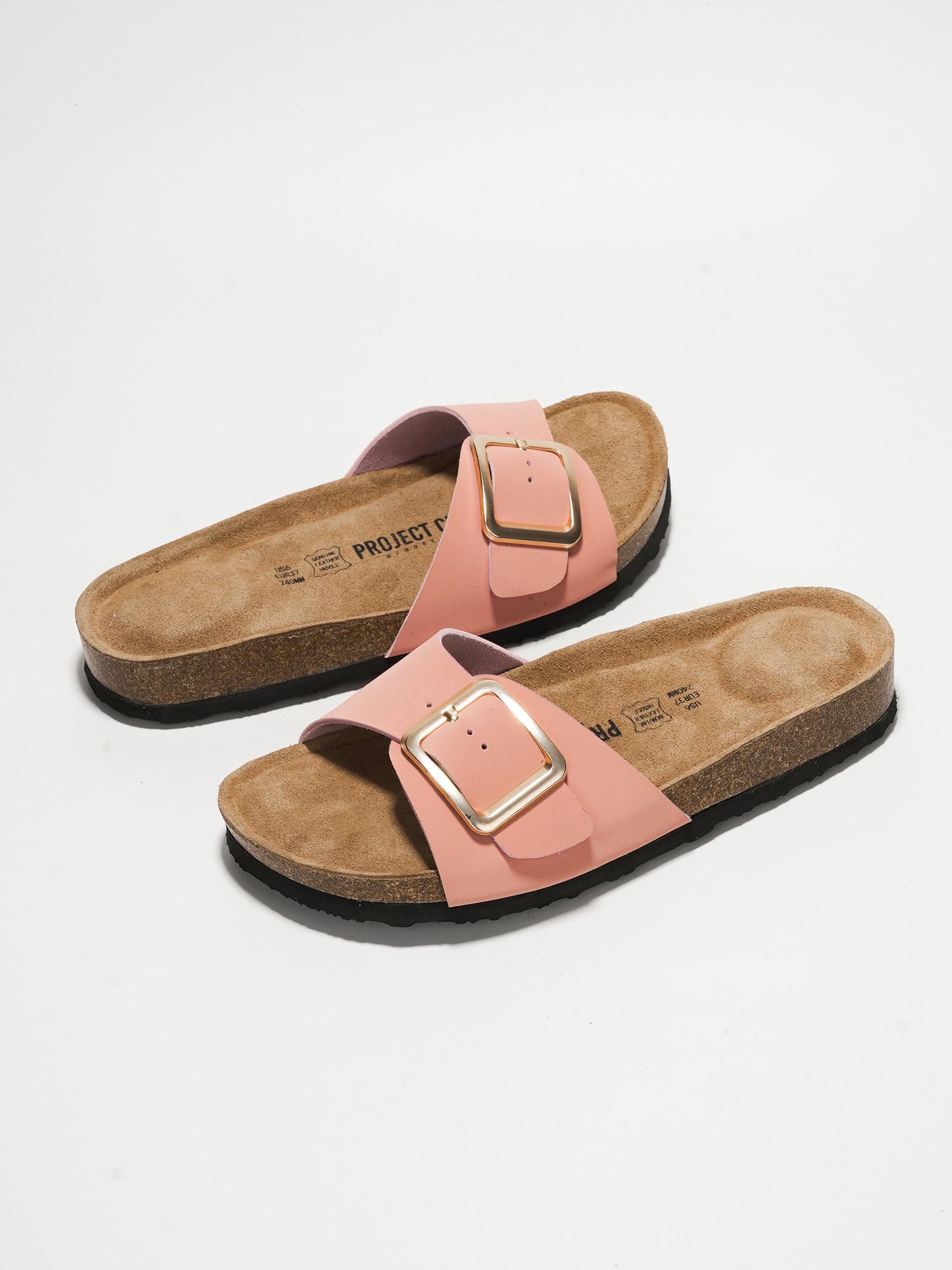Project Cloud 100% Genuine Leather Sandals Women Dressy Beach Essentials Slides for Women Footwear - Lightweight with Memory Foam Insole Sandals for Women 2026 - Womens Slides — view 56