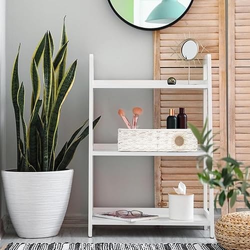 Miniatura 5 de DUOER Cesta de papel higiénico para decoración de baño, cesta para organizar bandeja de baño para mostrador, cesta de almacenamiento para