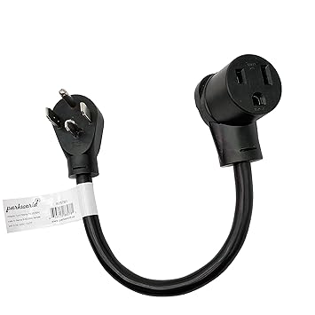 Parkworld 885781 Dryer 14-30P to Welder 6-50R Welder Adapter Cord 30A 250V