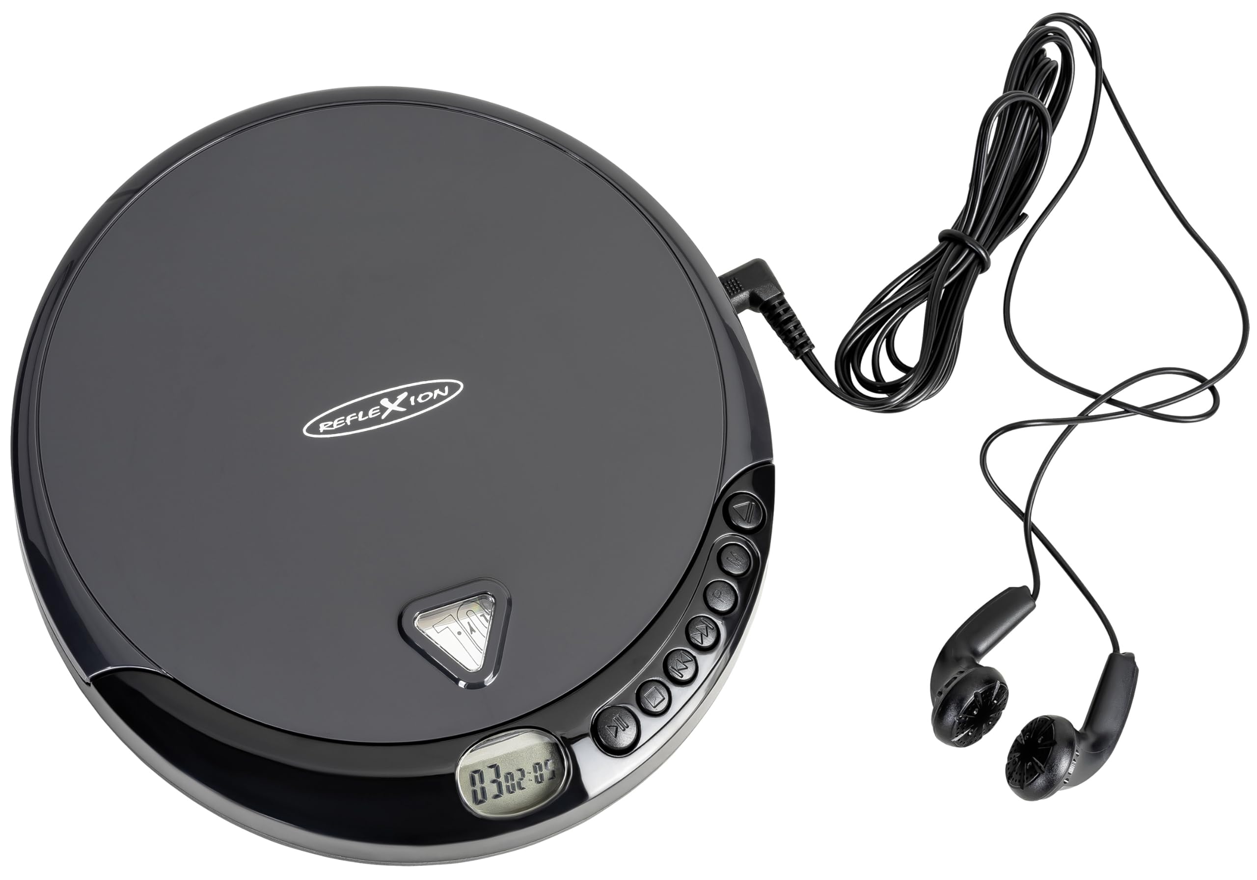 PCD400 tragbarer CD-Player, Wiedergabe von CD, CD-R, CD-RW inkl. Ohrhörer + Netzbetrieb möglich
