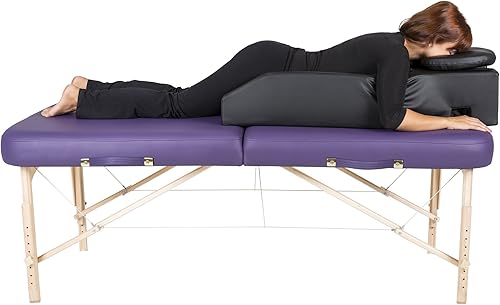 Miniatura 3 de EarthLite Cojín de masaje y reposacabezas de embarazo + calentador de mesa de masaje y almohadilla de forro polar (2 en 1) - Juego de comodidad y