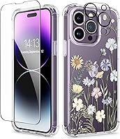 Vista 54 de GVIEWIN - Funda para iPhone 11 con protector de pantalla + protector de lente de cámara, cubierta protectora transparente suave de poliuretano