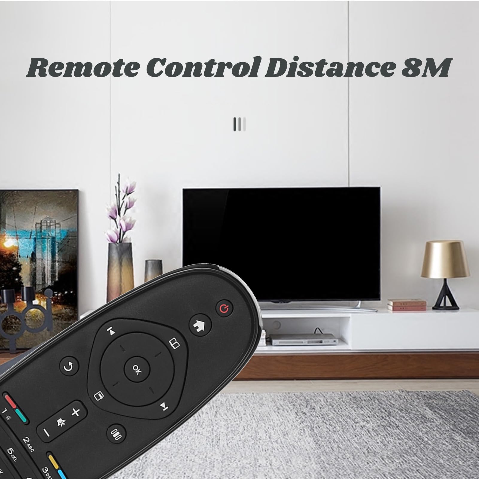 LCD LED HD TV Télécommande, Bewinner Remplacement De pour CRP606 / 01 RC2683203-01 RC2683204-01 RC242254990477 RC242254990477w RC242254990467