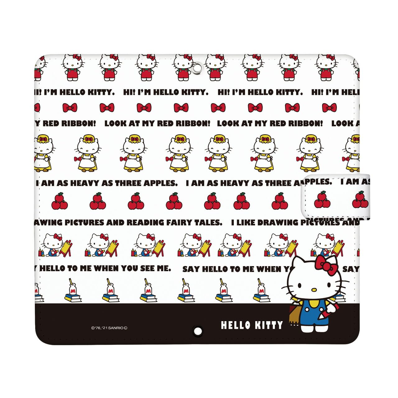 HELLO KITTY ハローキティ レトロ 手帳 ケース Hello Kitty ハローキティ マルチケース&お薬手帳ケース 2点SET