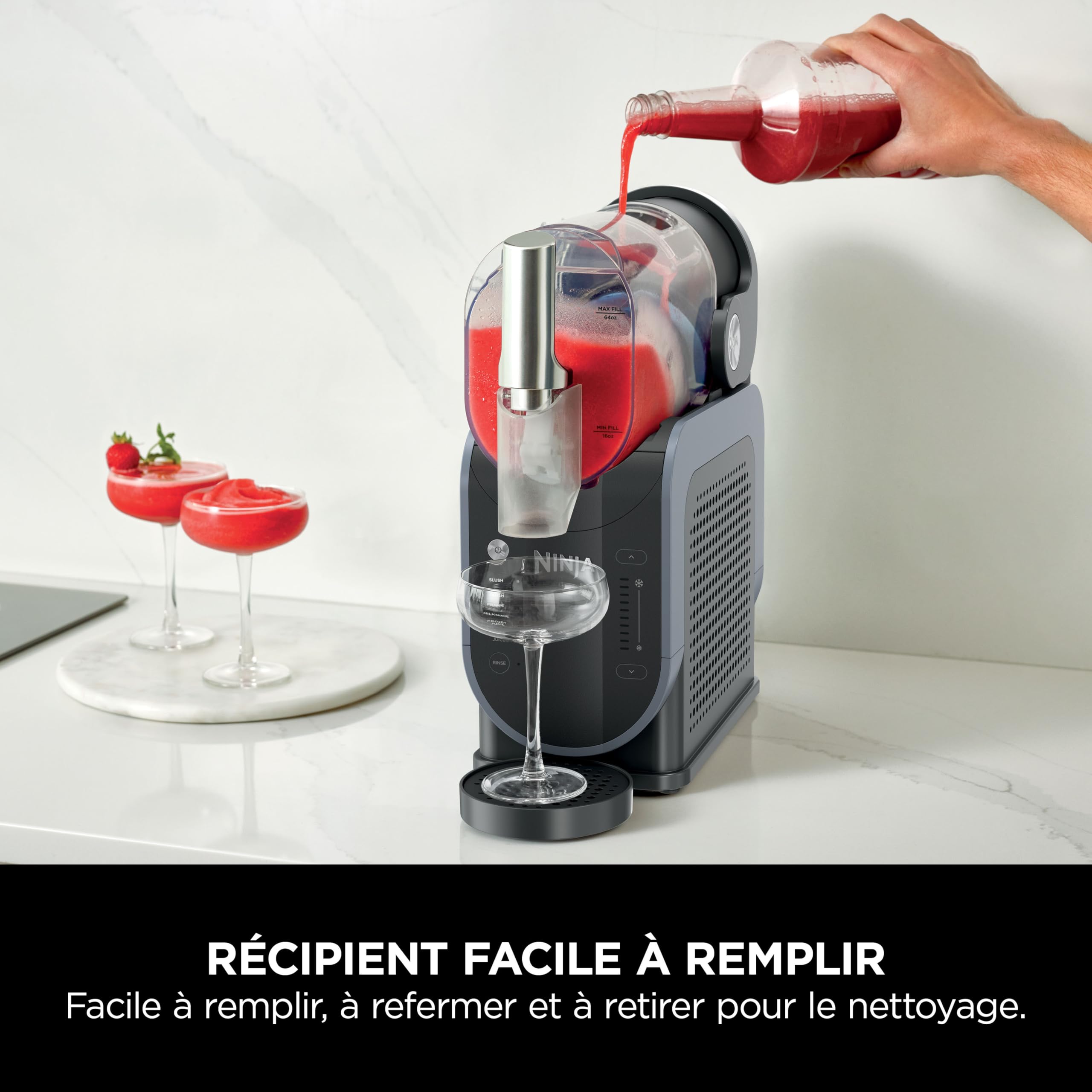 Ninja SLUSHi Machine à Boissons glacées, Granités, Milkshakes FS301EUTG