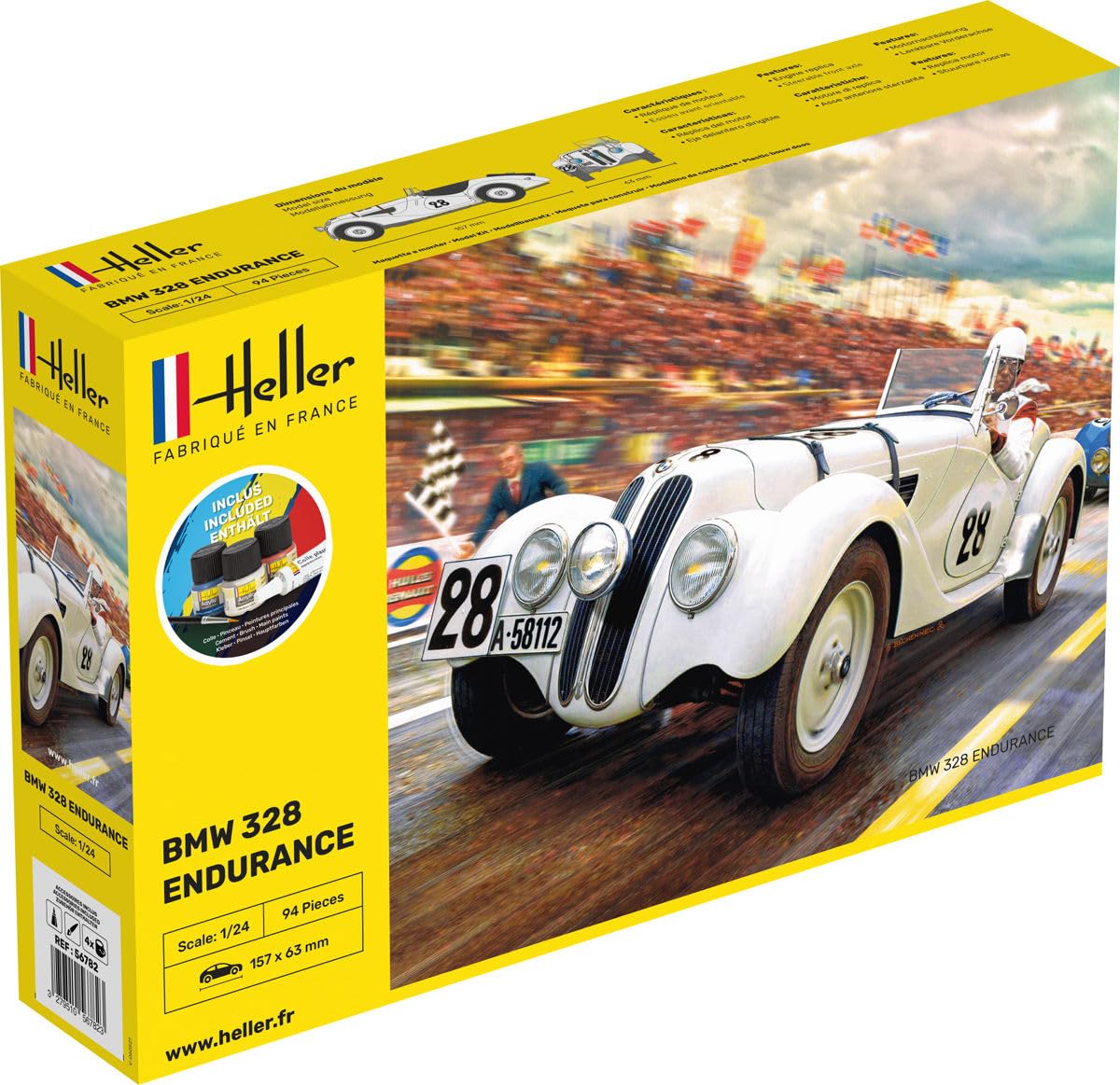 Heller1:24 Gift Set - 328 Endurance