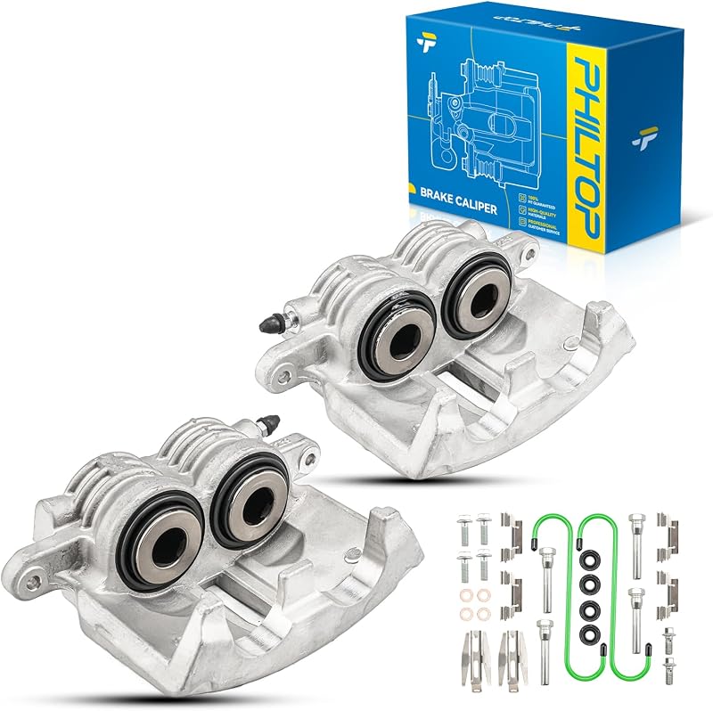 Pinça de freio traseira PHILTOP para Chevrolet Silverado 1500, Tahoe, Suburban, GMC Sierra e Cadillac Escalade – Par