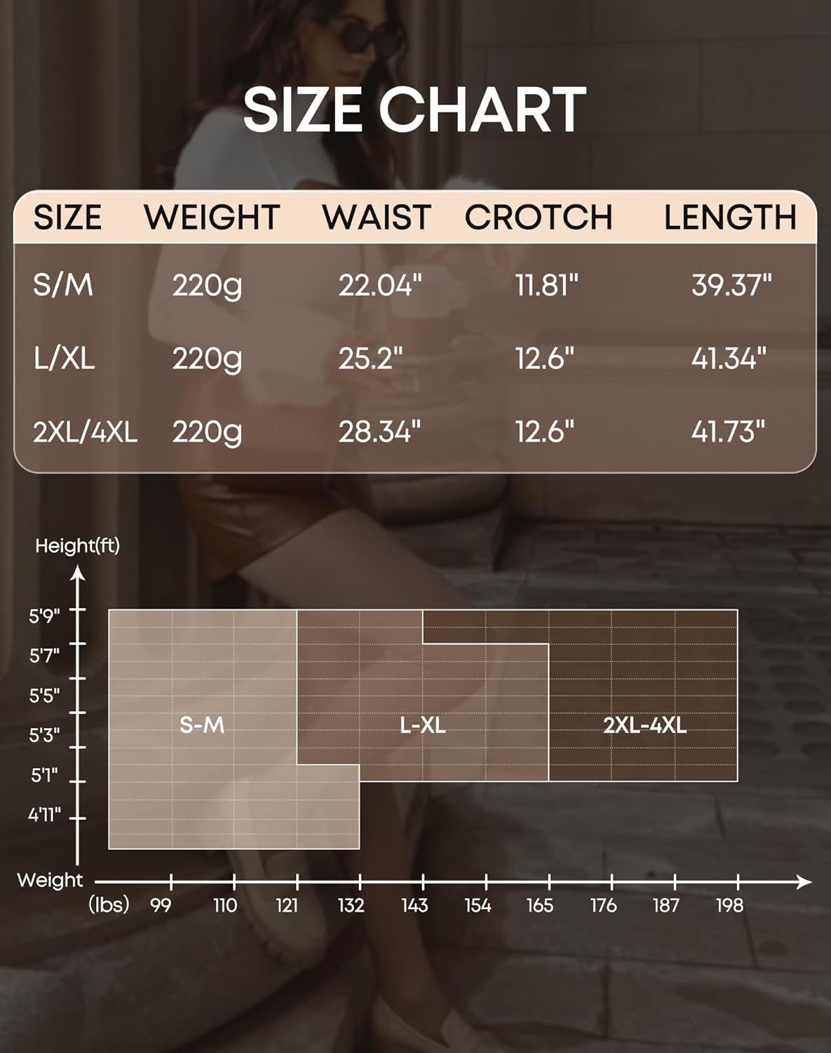 JTANIB Fleece Lined Tights Women 1 Pack & 2 Pack, Fake Translucent Warm Pantyhose Winter Thick Sheer Thermal Tights - Image 7