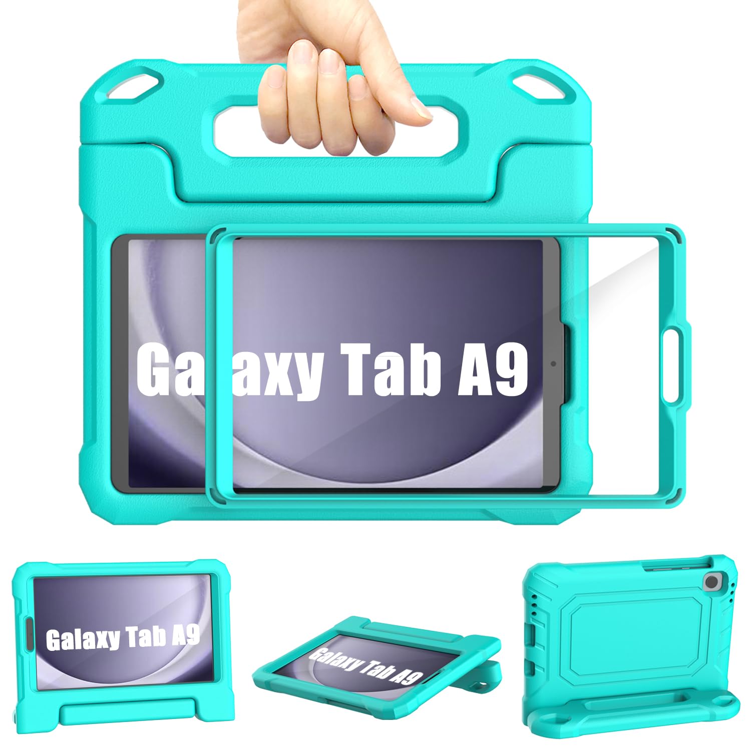 ShockProof EVA Handle Kids Stand Cover Case - For Amazon Fire 7/Fire HD - Foto 7