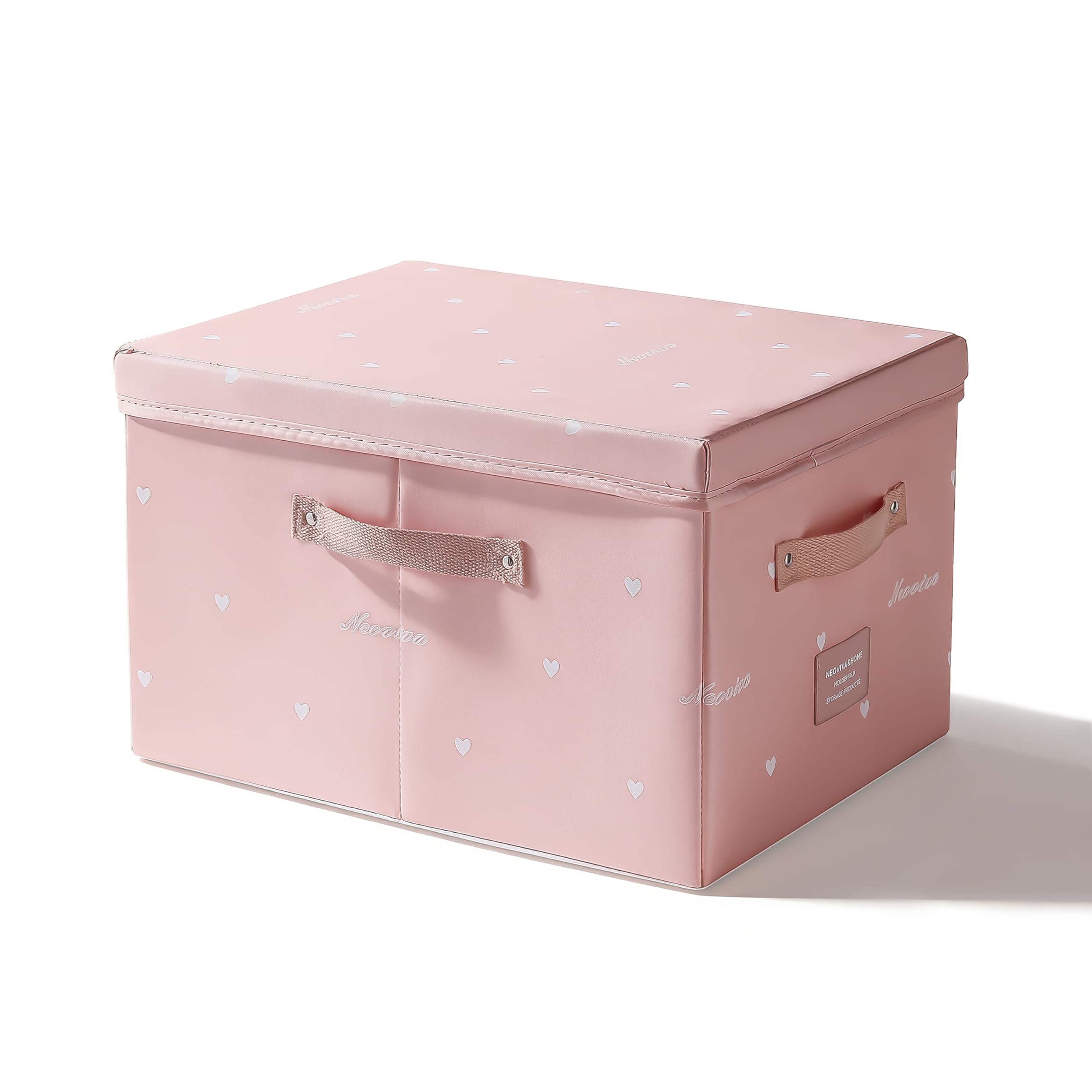 Amazon｜NEOVIVA 収納ボックス 折りたたみ かわいい ふた付き 収納