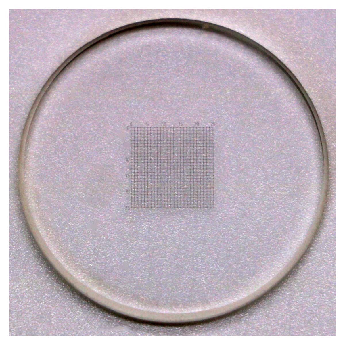 Microscope 20.4mm Optical Glass Eyepiece Reticle Microscope Slides(NO.906)