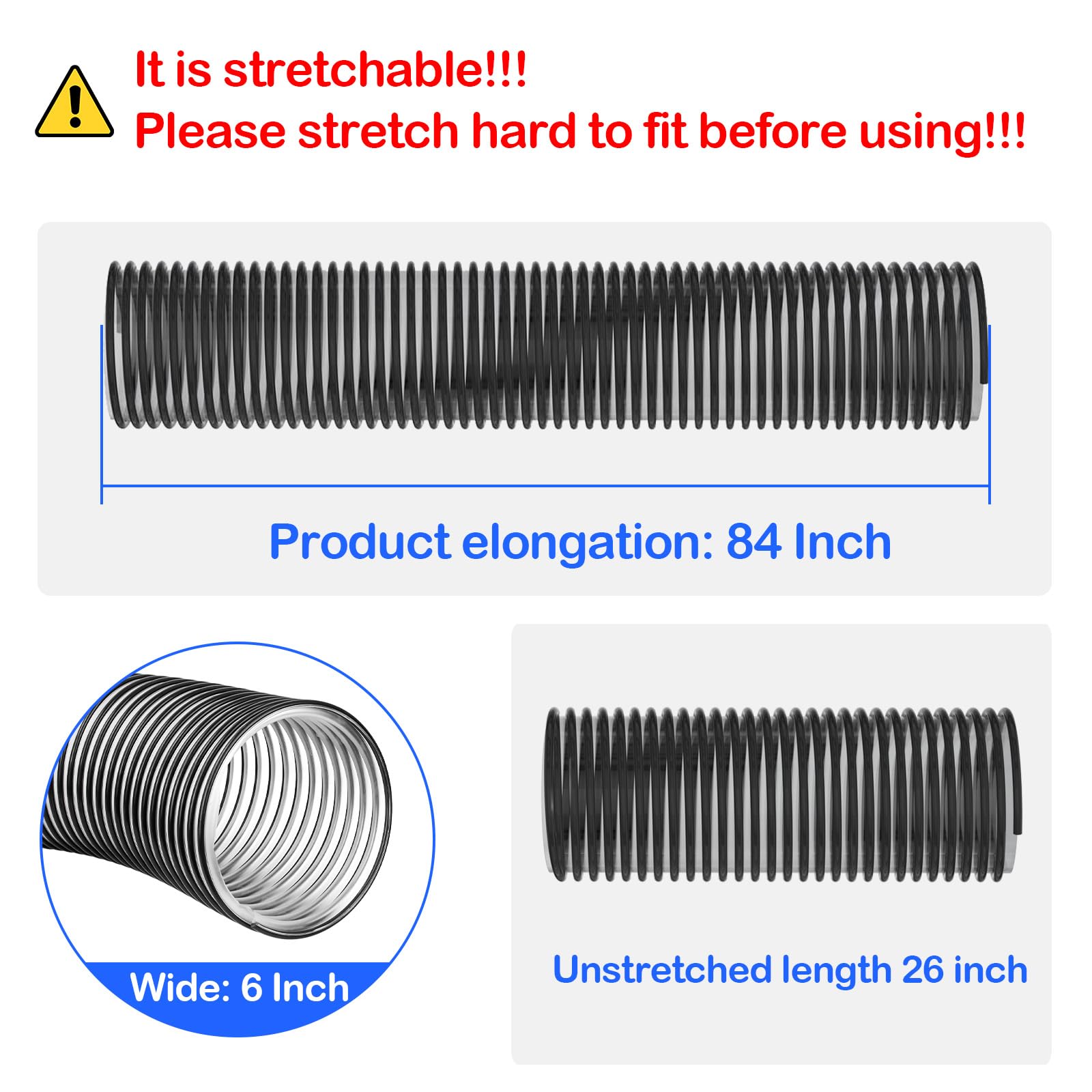 Amazon.com: 69860 Lawn Vacuum Hose Replacement for Agri Fab Lawn