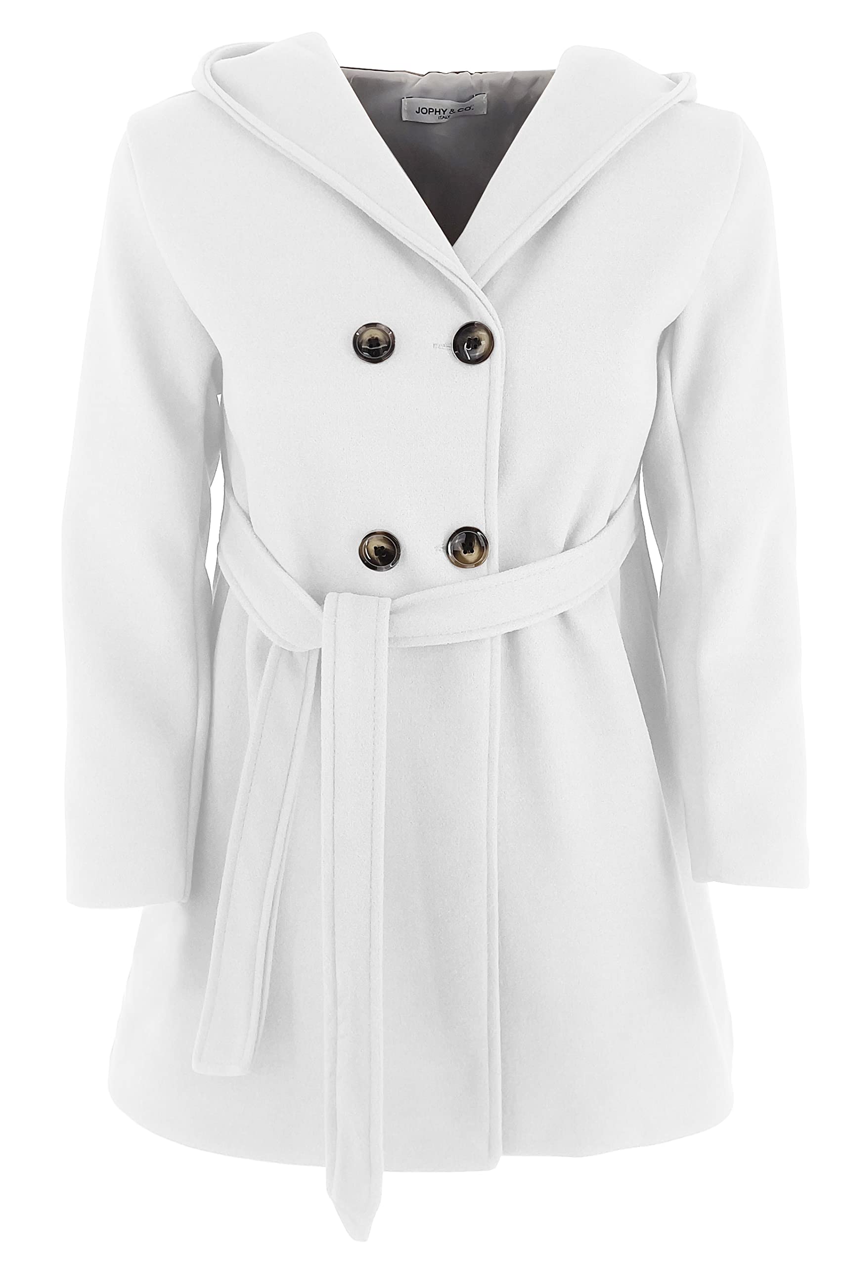 Manteau Trench Garçon Élégant - Double Boutonnage, Doublure Chaude, Taille 3 à 10 Ans, Hiver