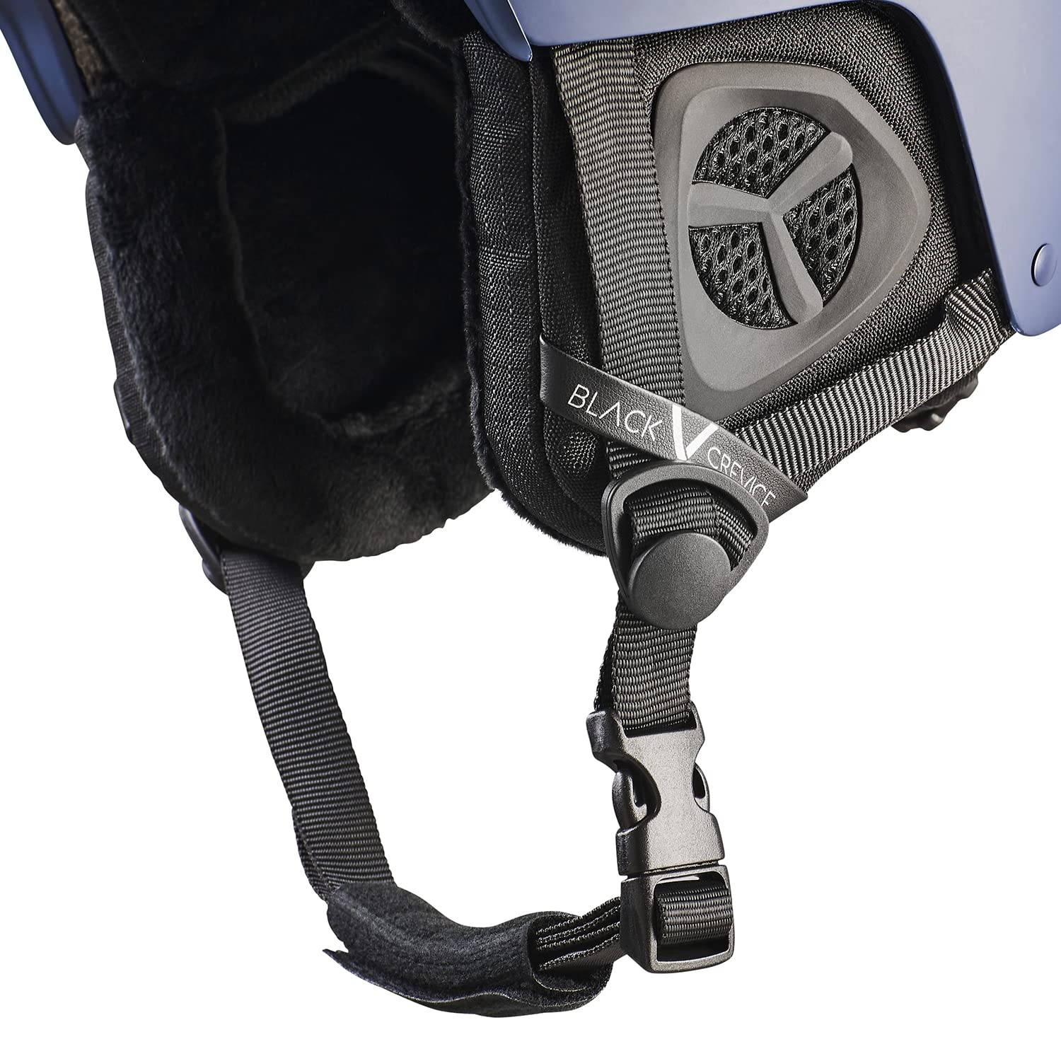 BLACK CREVICE Casco de esquí Gerlos I Casco de esquí Transpirable con Orificios de ventilación I Casco de esquí Unisex I Casco cómodo y Ajustable con sujeción para Gafas de esquí