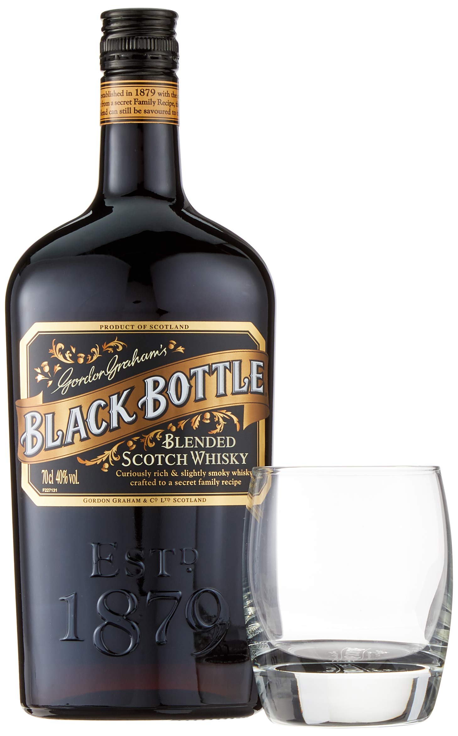 Black Bottle Geschenkpackung mit Glas (1 x 0.7 l)