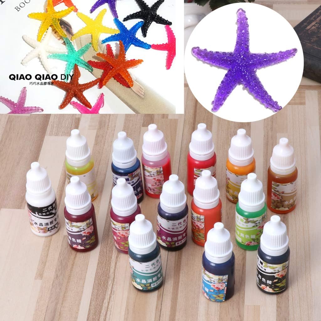 AB Resin Coloring Liquid Epoxy Resin Dye for Paint Crafts 10ml / 0.35oz DIY