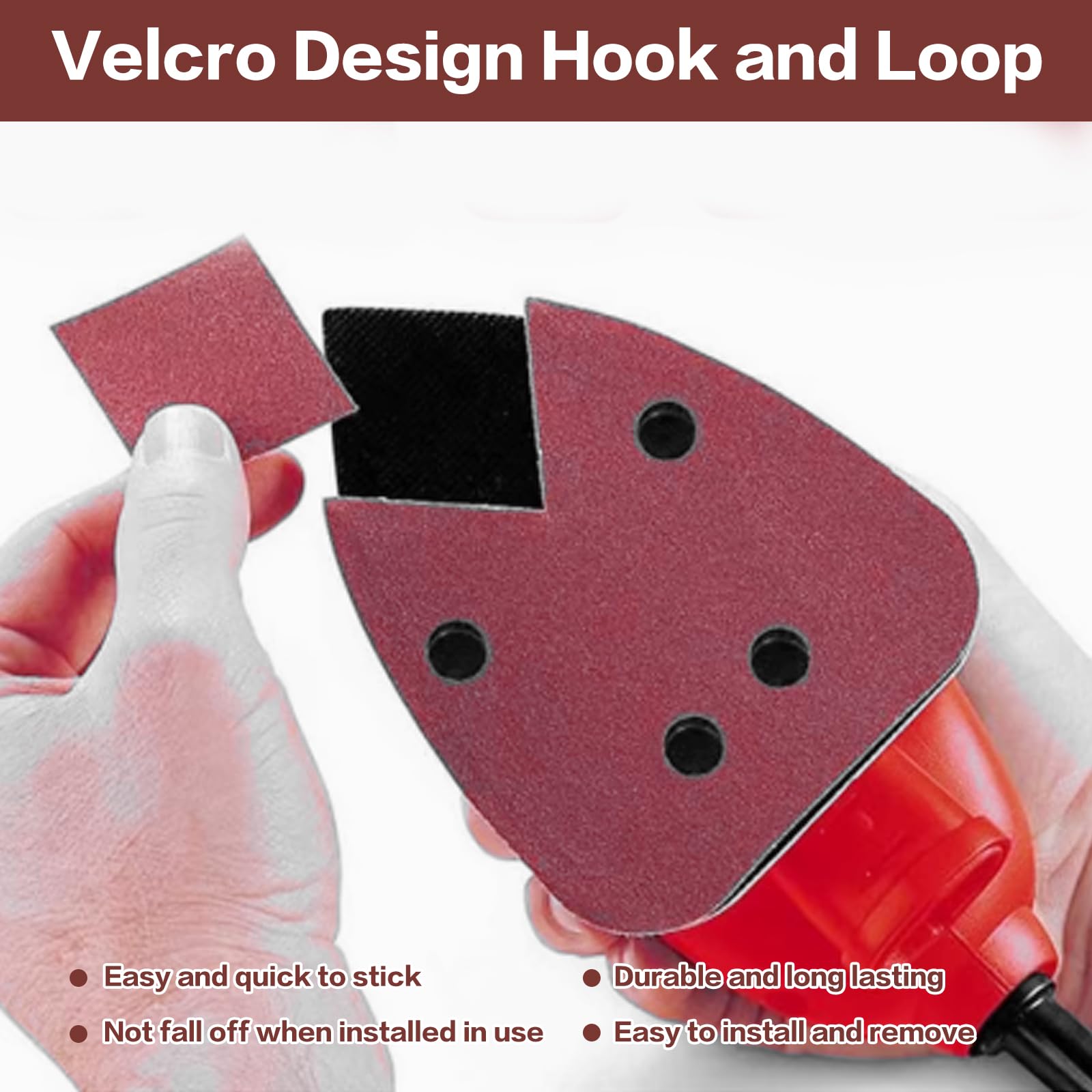 Lot 60 Feuilles Abrasives Triangulaires Pour Black+Decker Mouse - Grains 40/60/80/120/180/240 - Papier De Verre Détail