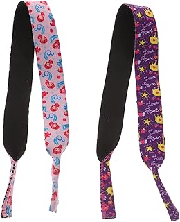 Cordão para óculos, 2 peças, cordão de óculos, cordão de fixação, óculos de sol esportivos sobre os óculos, cordas, acessórios de fixação de óculos, antiderrapante,, Cores sortidas, 51X2.5CM