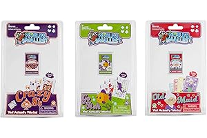 Worlds Smallest Retro Mini Travel Card Games Bundle Set