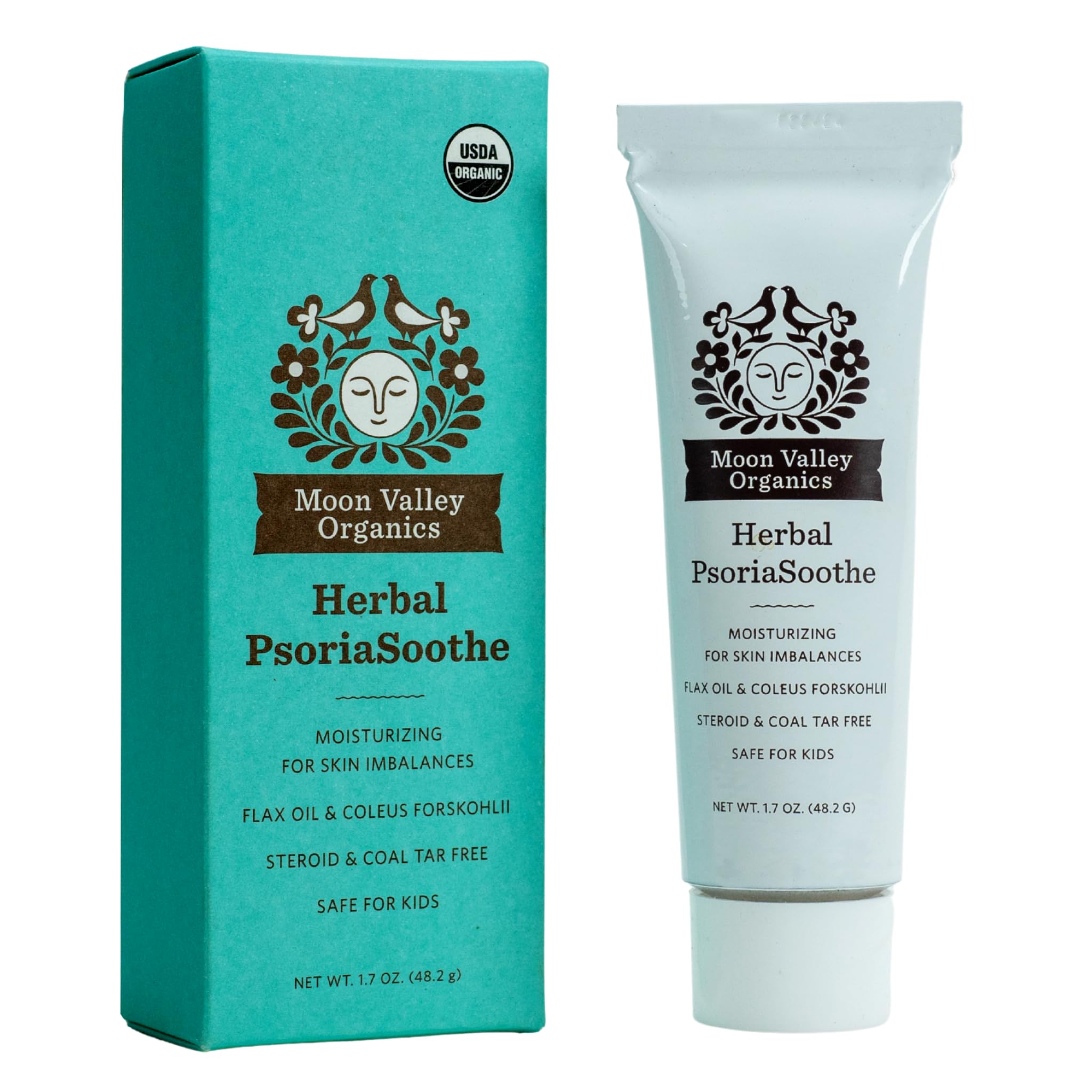 Moon Valley Organics Herbal PsoriaSoothe from With Flax Oil, Beeswax, and Aloe Vera - For Moisturizing Skin Imbalances - Relief for Psoriasis, Eczema, Dry and Itchy Skin - For Adults and Children